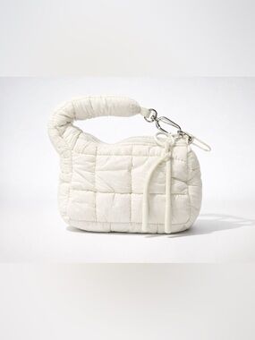 Quilted Mini Bag in Cream Color-NWT